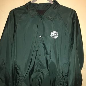 Vans Dark Green Windbreaker
